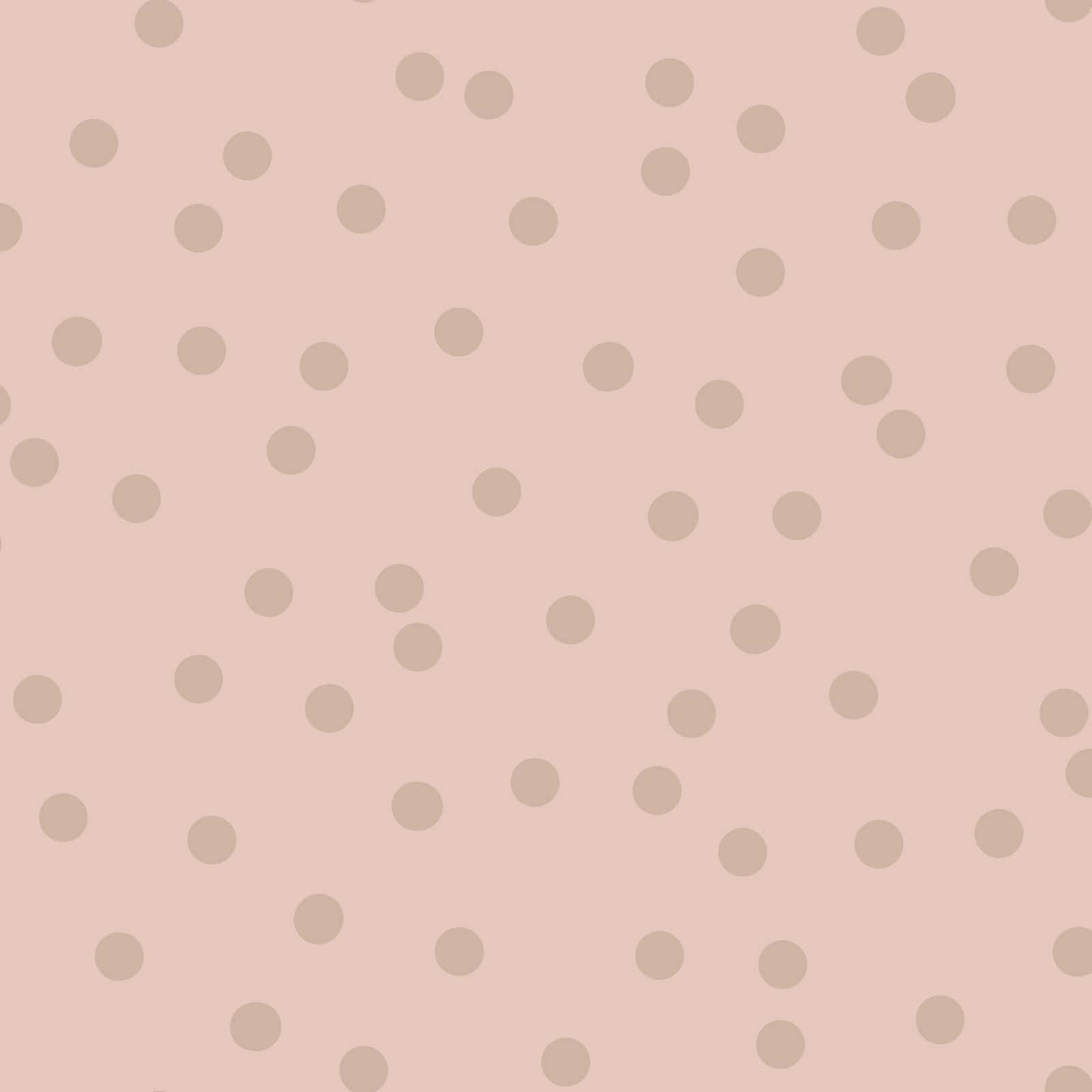 Close-up View Of Pink Polka Dot Pattern. Wallpaper