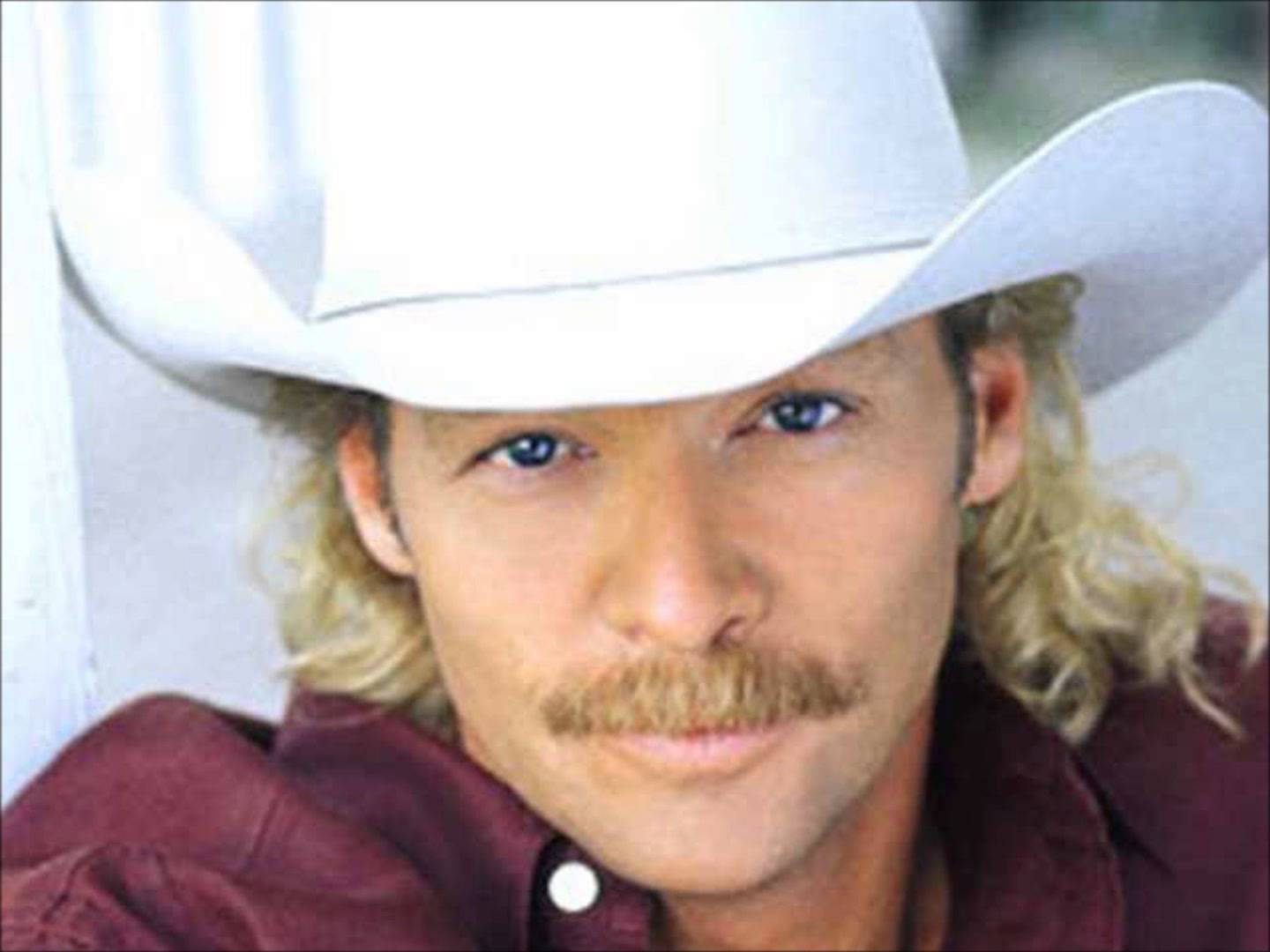 Closeup Photo Of Young Alan Jackson Wallpaper