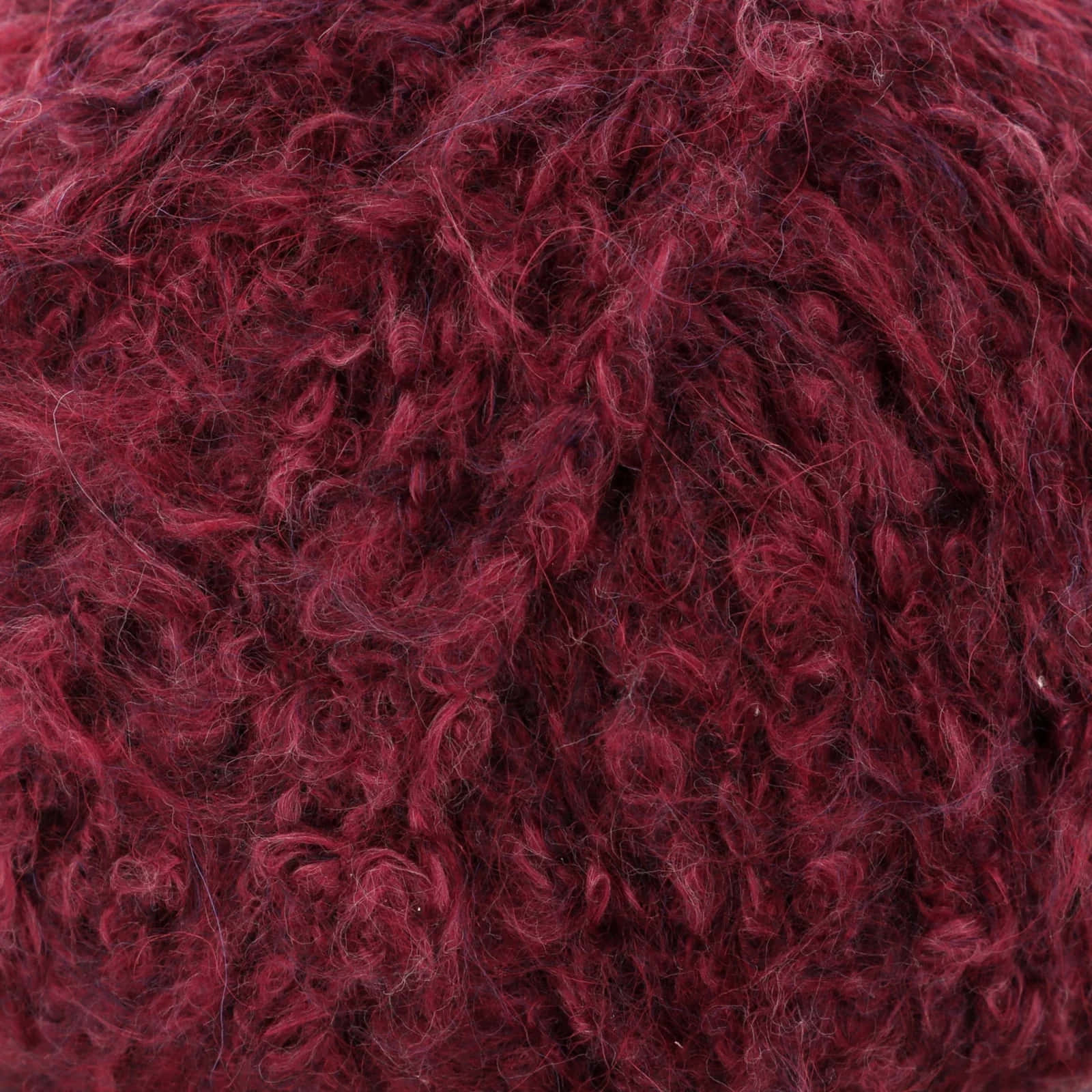 Closeup Red Yarn Texture Wallpaper