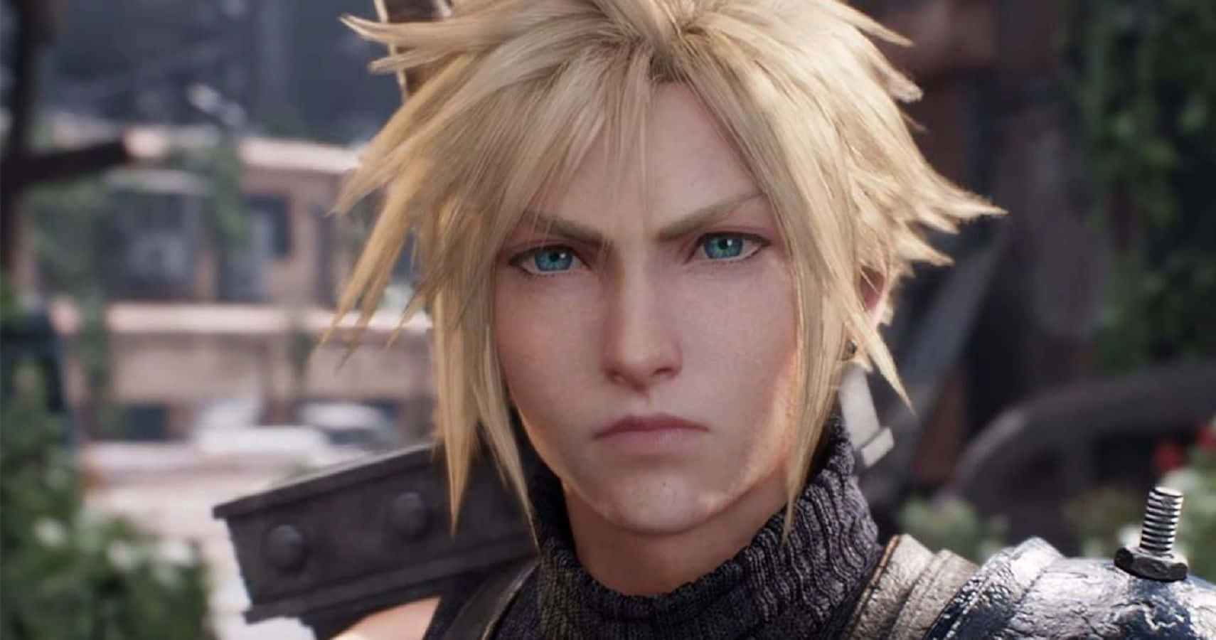 Cloud Strife Close Up Wallpaper