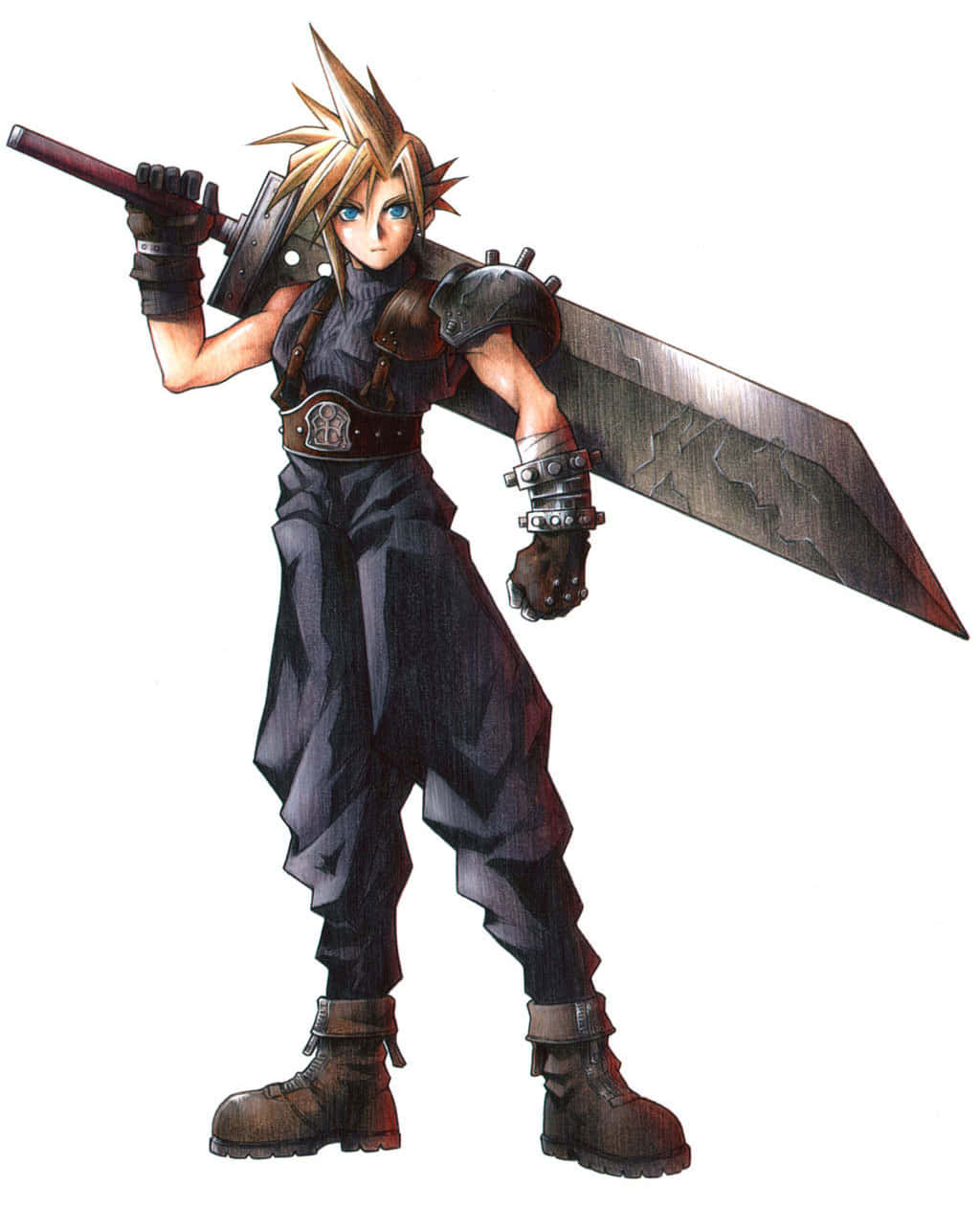 Cloud Strife Final Fantasy V I I Artwork Wallpaper