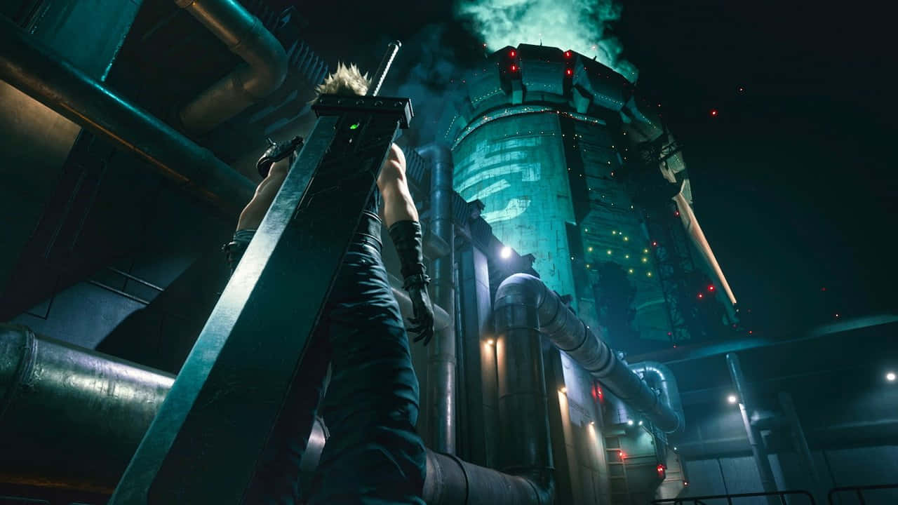 Cloud Strife Mako Reactor Mission Wallpaper