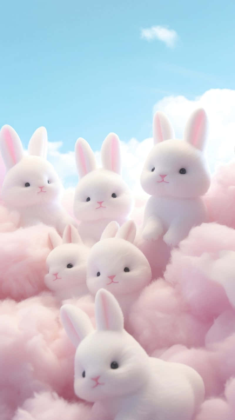 Cloudy_ Bunny_ Gathering.jpg Wallpaper