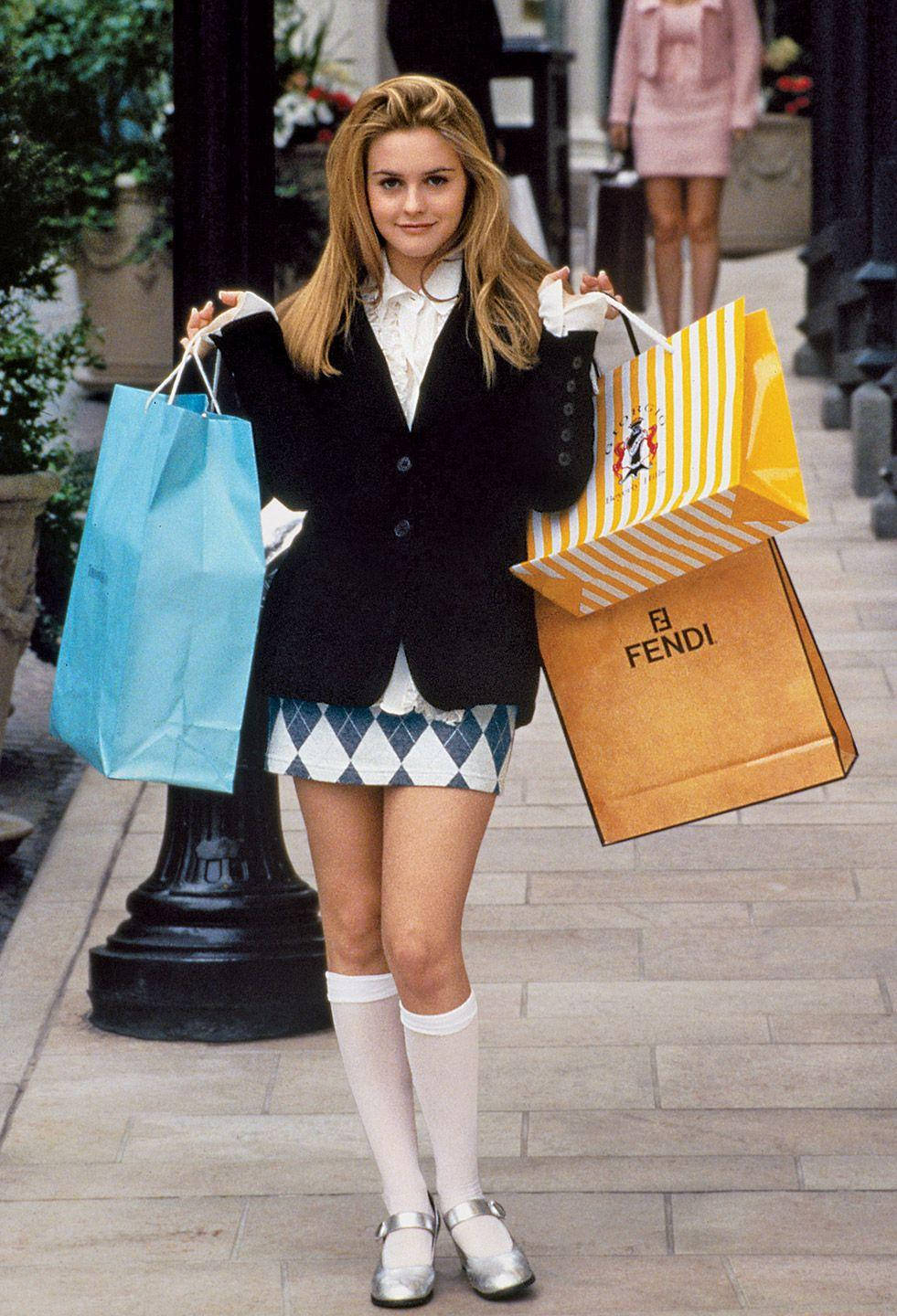 Clueless Shopping Bags Wallpaper