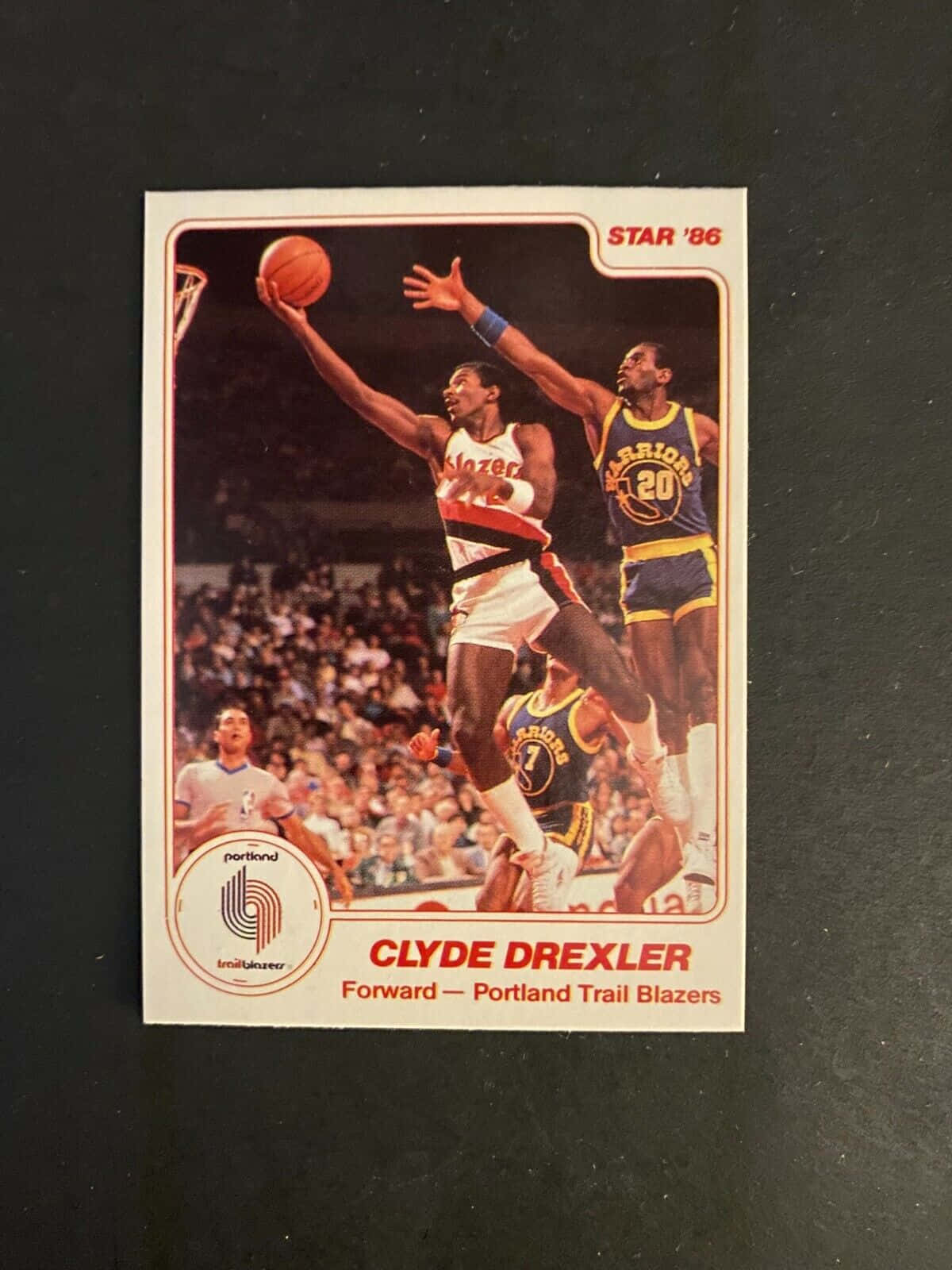 Clyde Drexler Foward Trail Blazers Photography Wallpaper