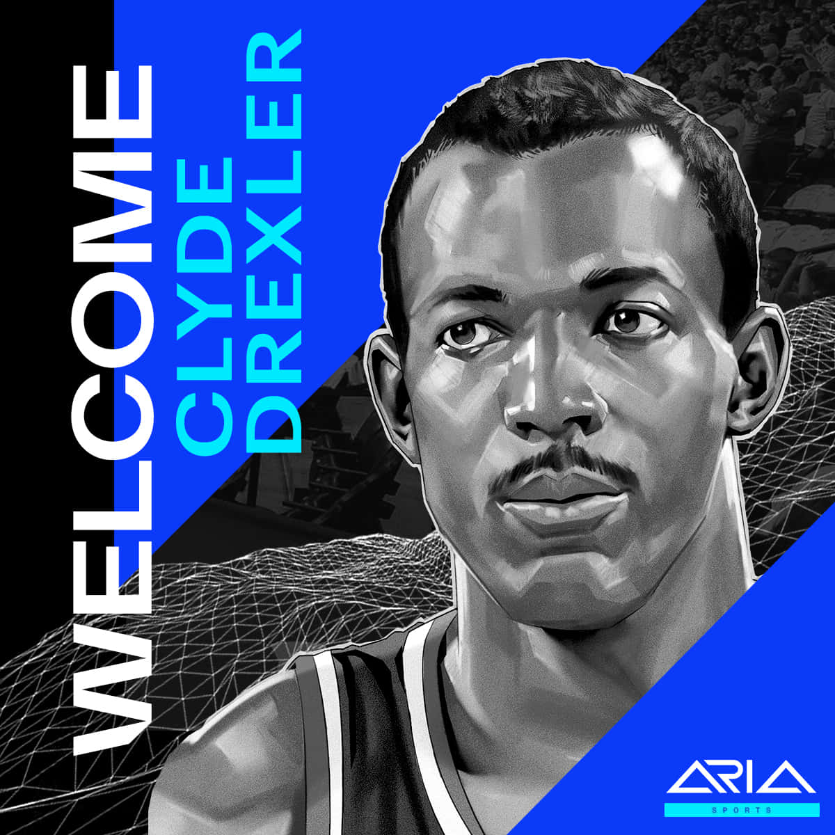 Clyde Drexler Welcome Digital Art Poster Wallpaper