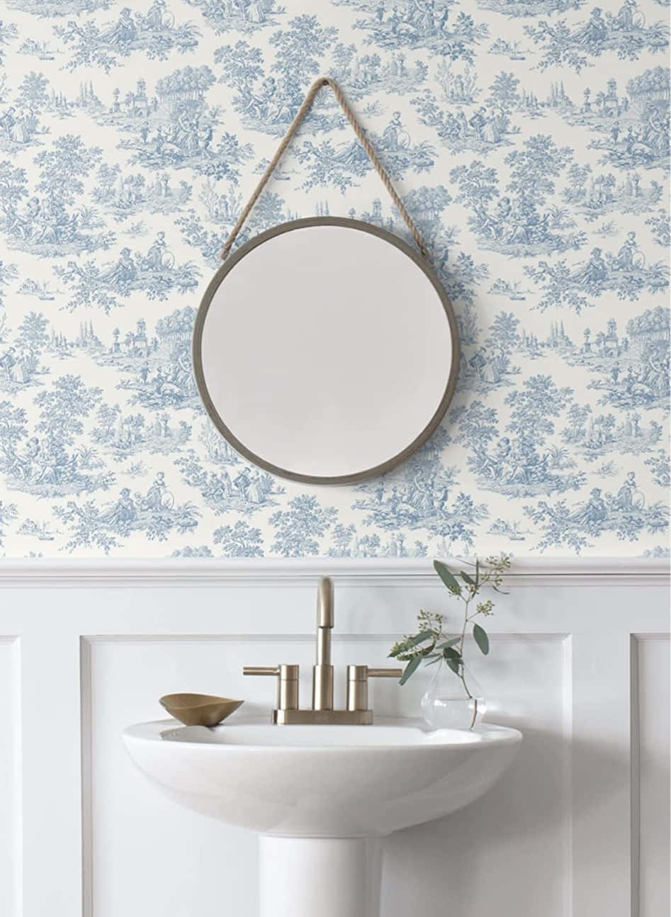 Coastal Granddaughter Inspired Bathroom Decor Wallpaper