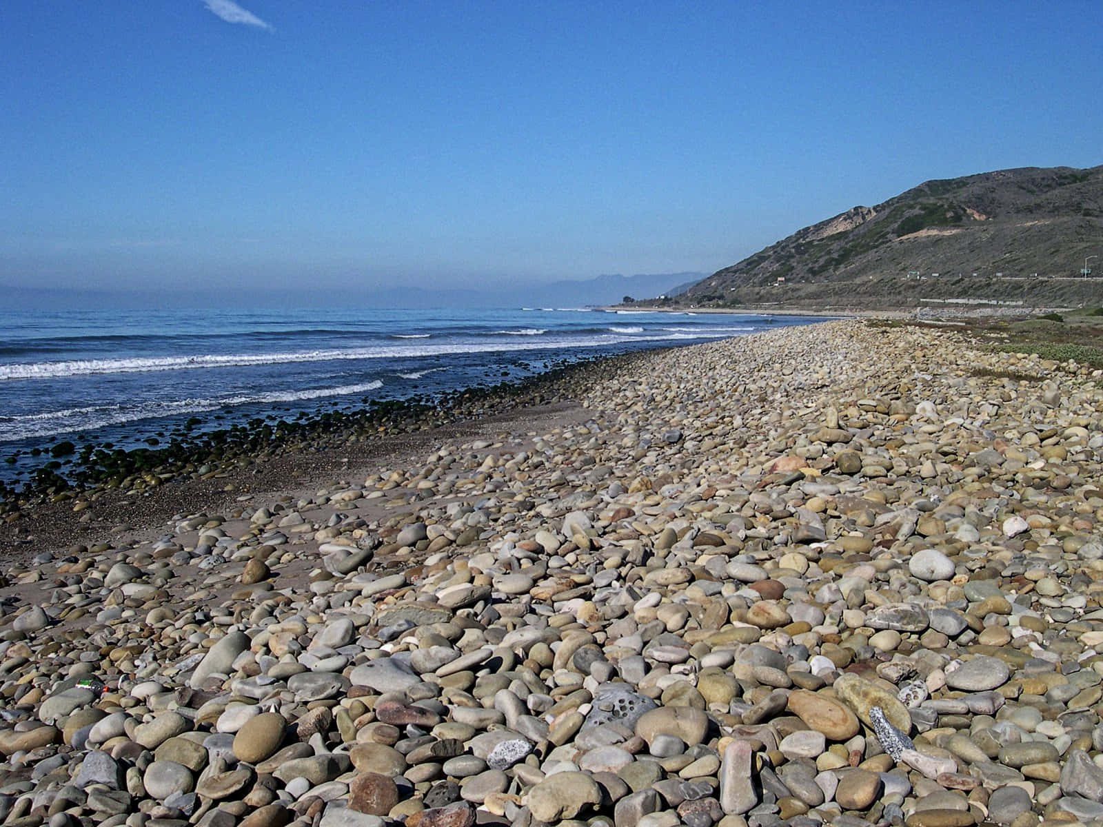 Coastal_ Pebble_ Beach_ Geomorphology Wallpaper