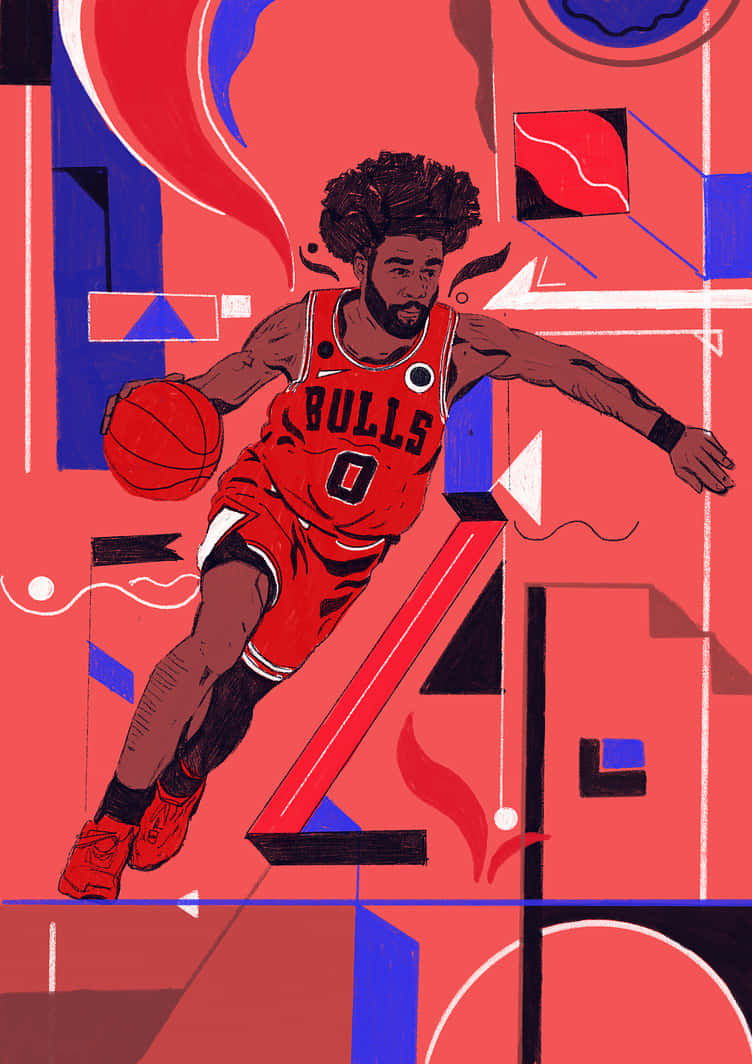 Coby White Bulls Illustration Wallpaper