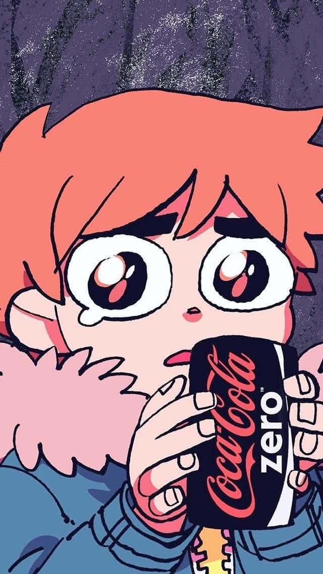 Coca Cola Zero In Scott Pilgrim Wallpaper