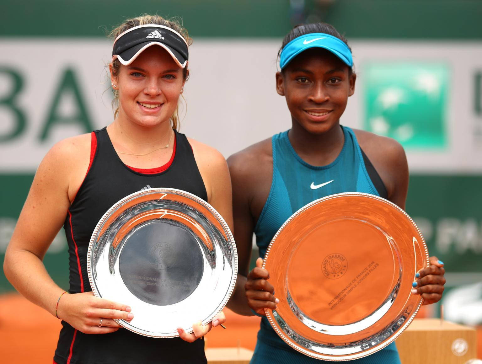 Coco Gauff And Caty Mcnally Wallpaper