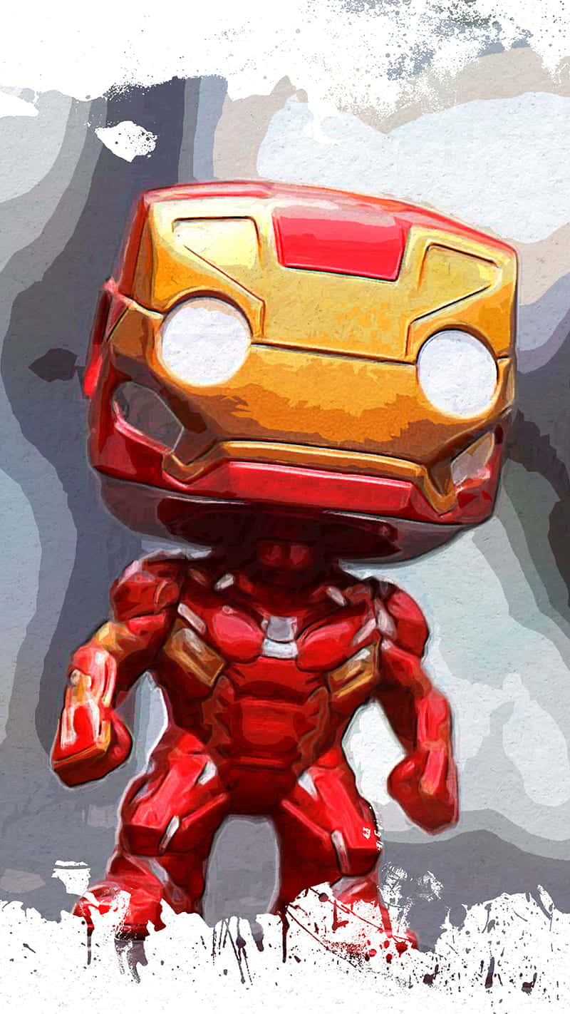 Collect All Your Favorite Iron Man Pop Figures Wallpaper