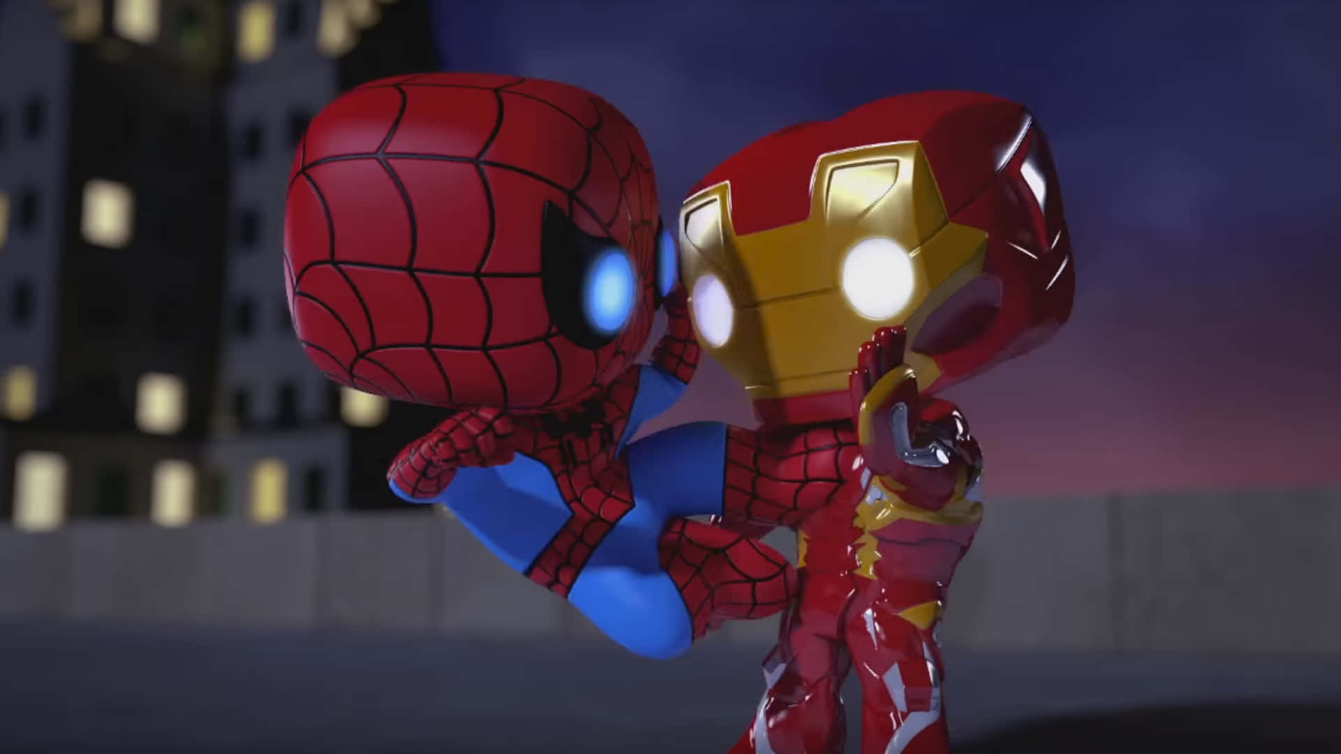 Collect Your Favourite Marvel Superhero In Iron Man Pop Figures! Wallpaper