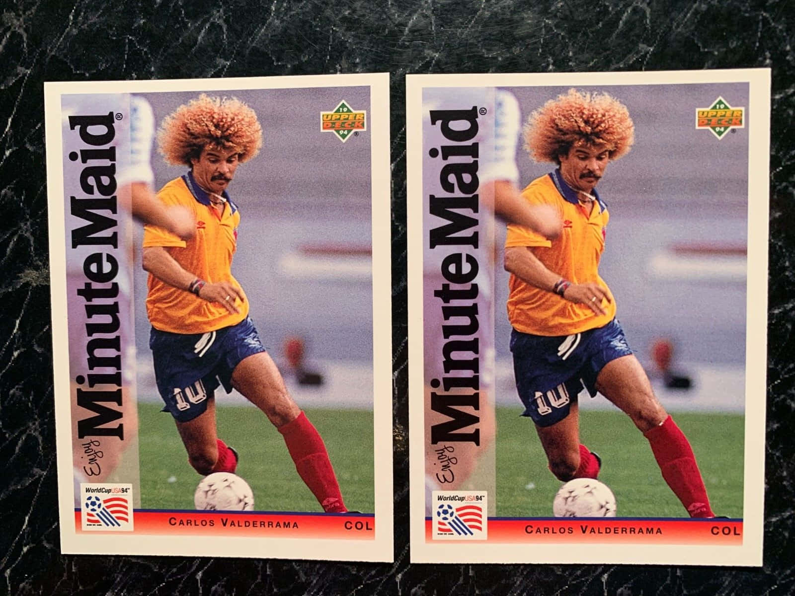 Colombian Soccer Legend Carlos Valderrama Wallpaper