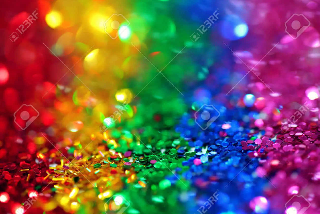 Colorful And Sparkly In All Its Glory! Wallpaper