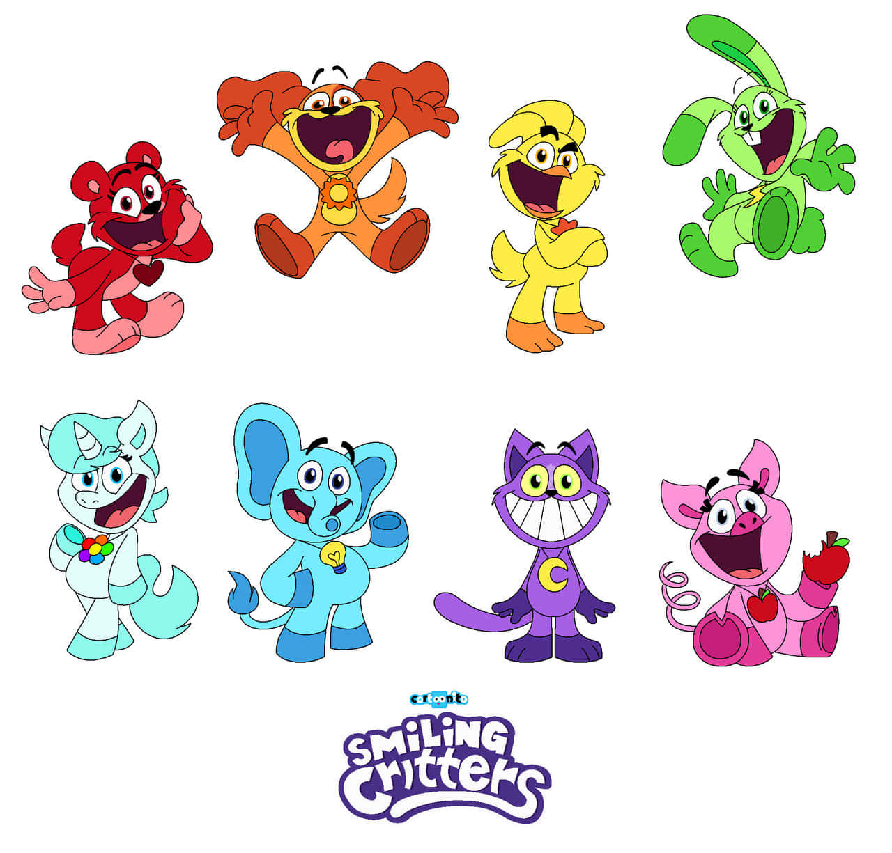 Colorful_ Animated_ Critters_ Collection Wallpaper