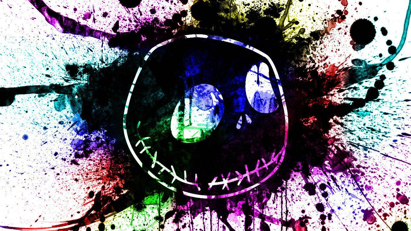 Colorful Art Jack Skellington Wallpaper