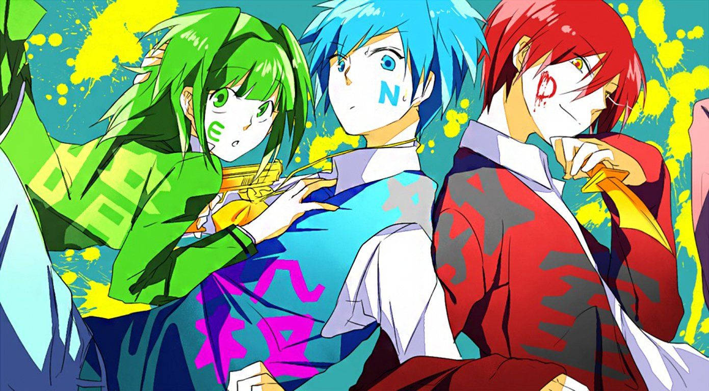 Colorful Art Of Assassination Classroom Wallpaper