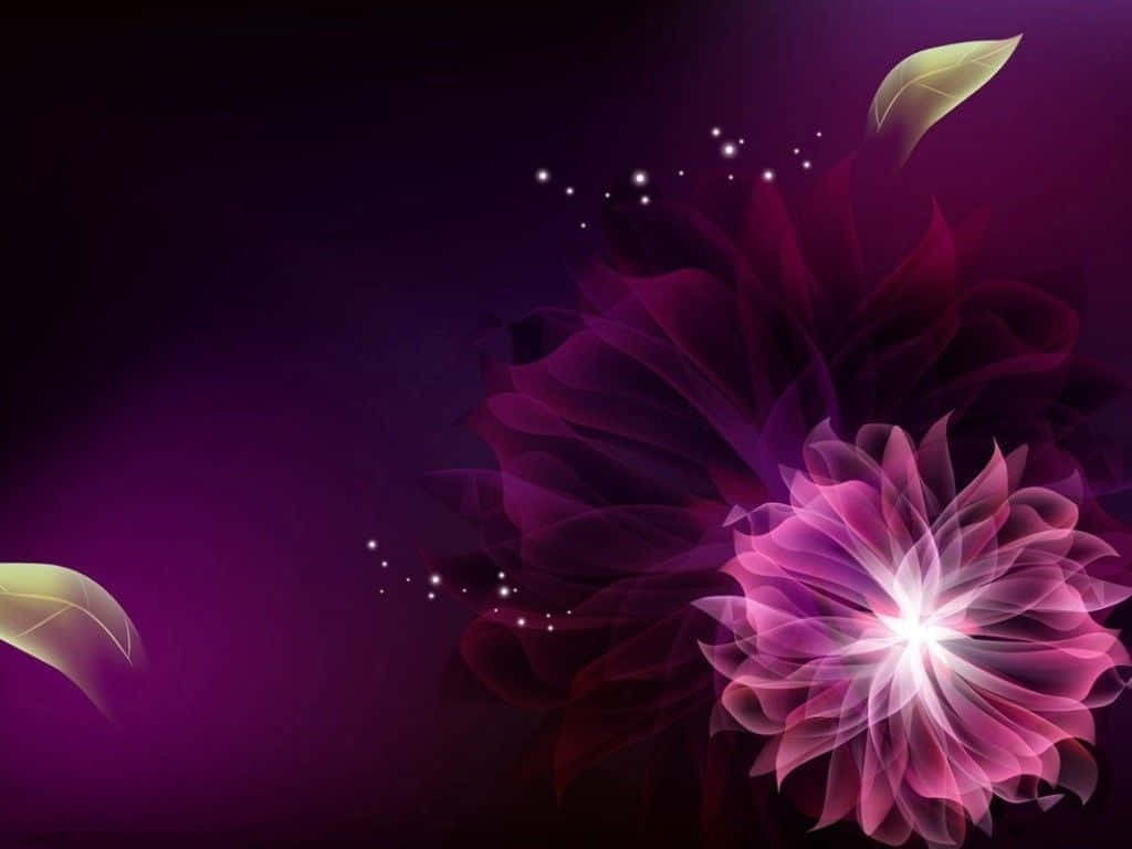 Colorful Flower Explosion In Abstract Garden Wallpaper