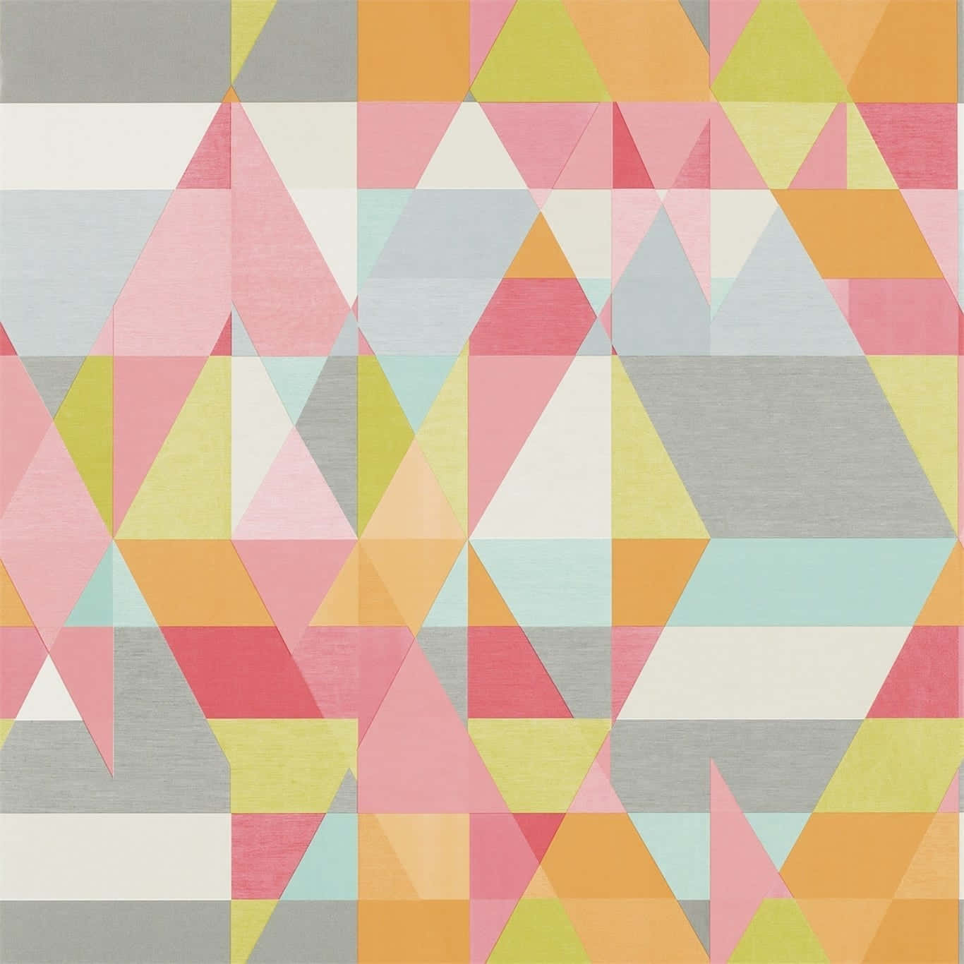 Colorful Geometric Pattern Wallpaper