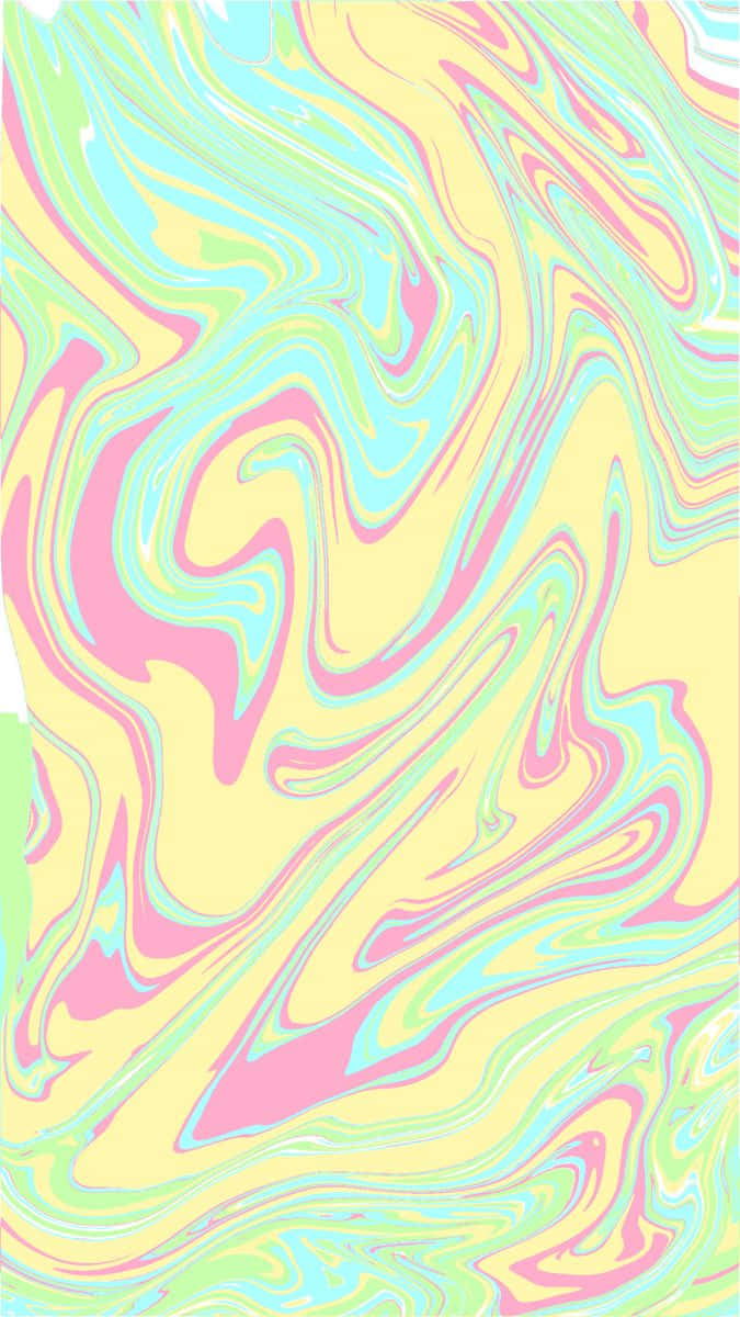 Colorful Pastel Pink And Yellow Abstract Background. Wallpaper