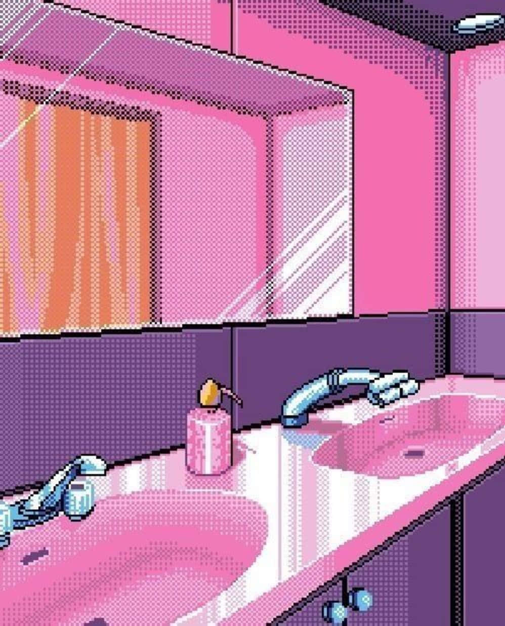 Colorful Pixel Art Wallpaper Wallpaper