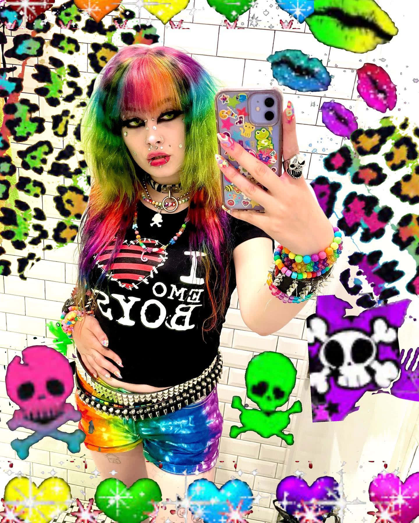 Colorful_ Scene_ Kid_ Fashion Wallpaper