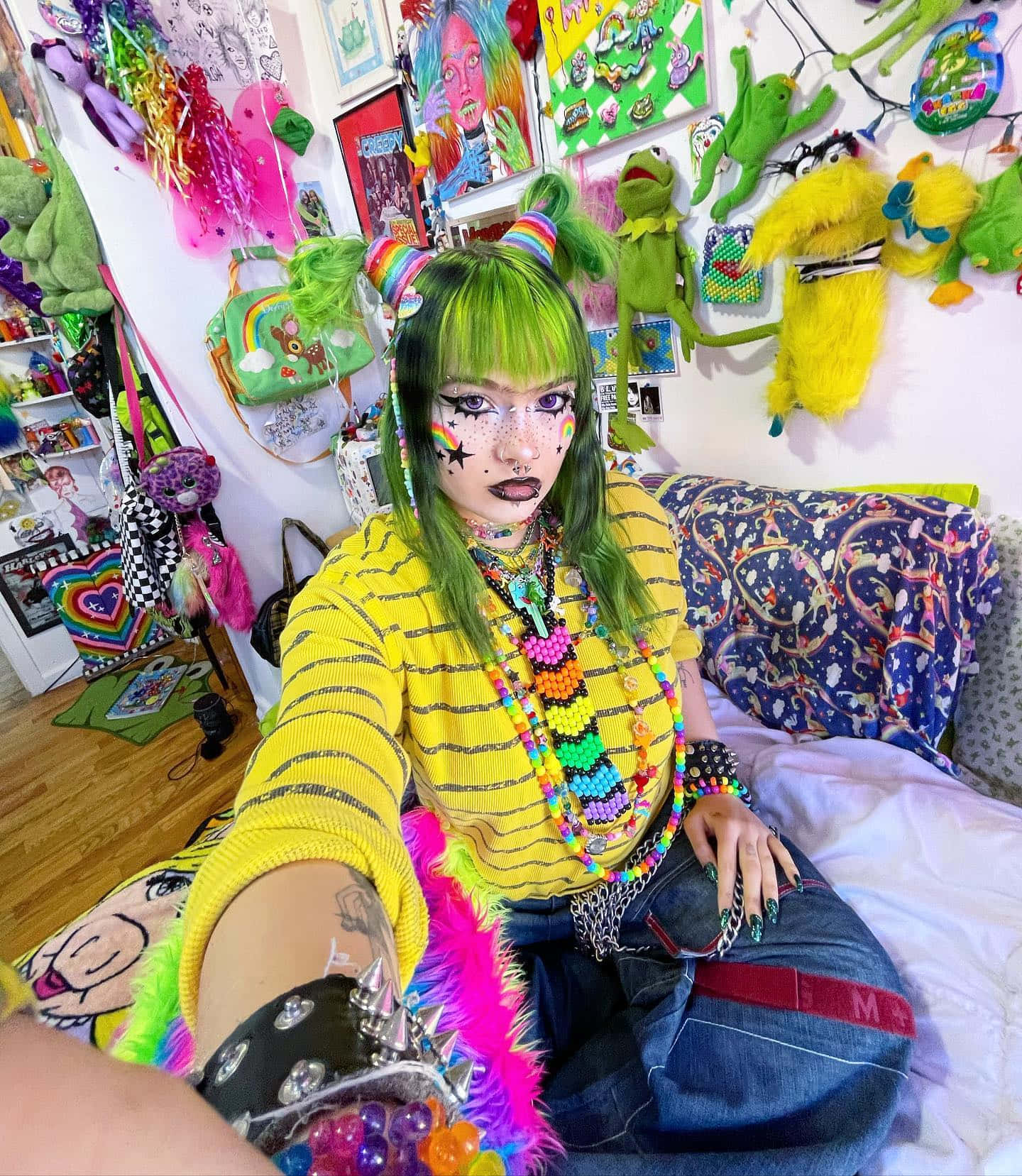 Colorful_ Scene_ Kid_ Style Wallpaper