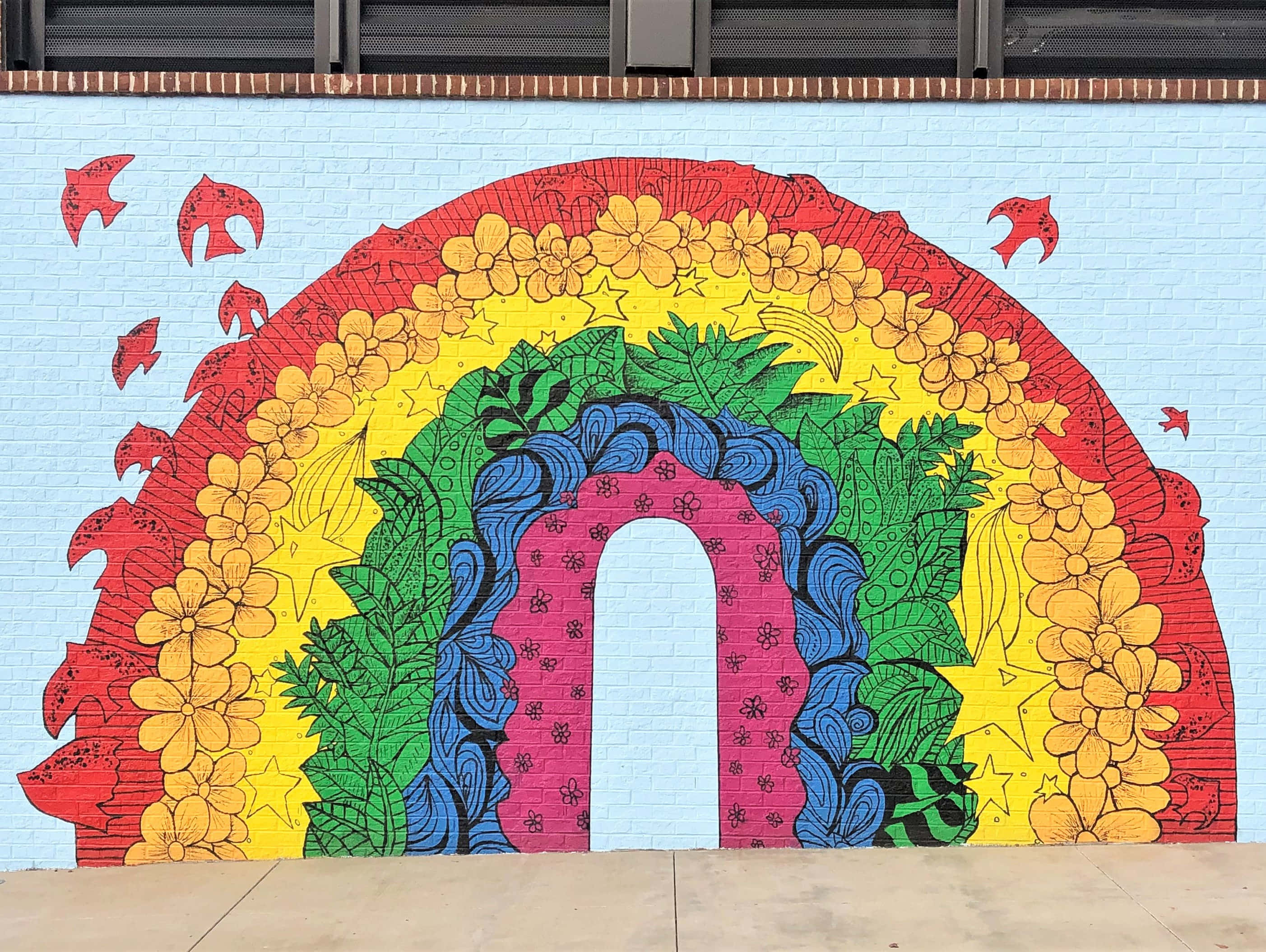 Colorful Street Art - Rainbow Graffiti Wallpaper