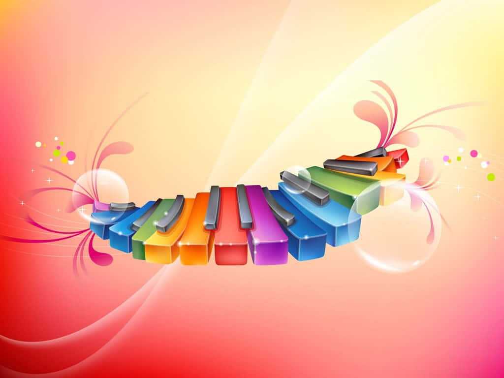 Colorful Xylophone Artwork Wallpaper