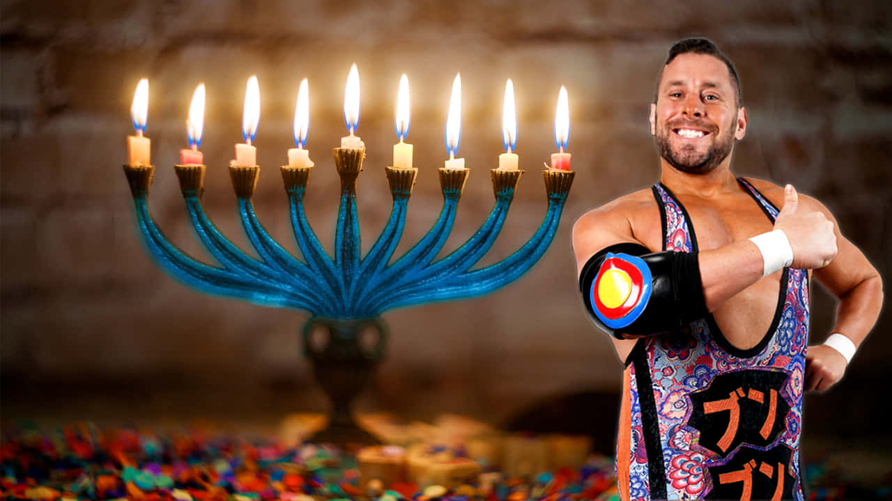 Colt Cabana Hanukkah Celebration Wallpaper