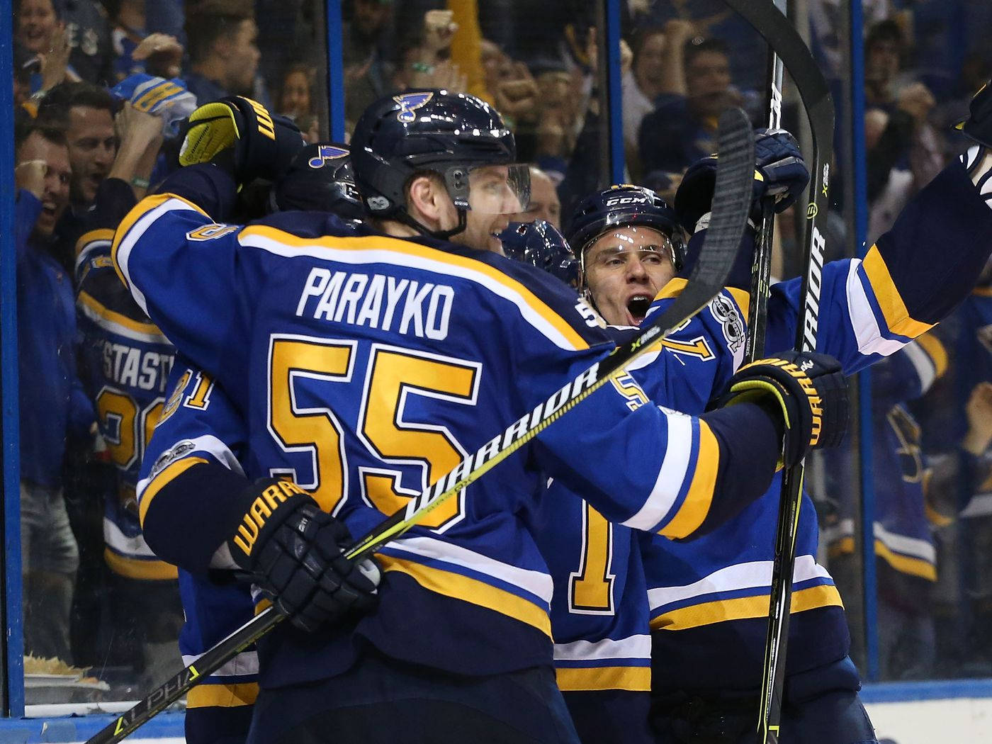 Colton Parayko Touching Victory Wallpaper