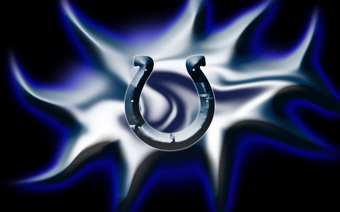 Colts 3d Silver Logo Wallpaper