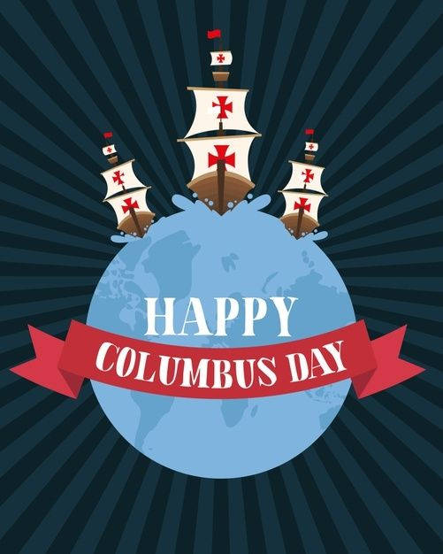 Columbus Day Earth Artwork Wallpaper