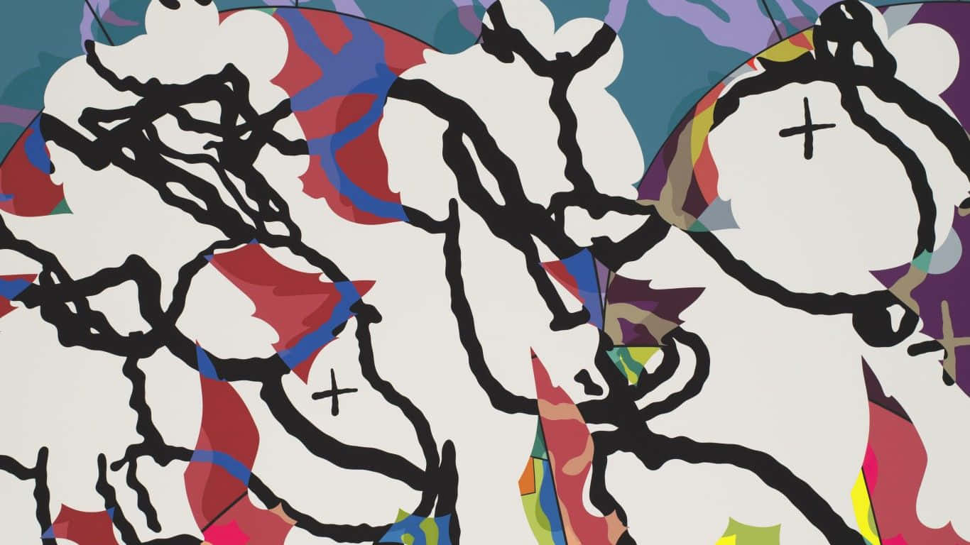 Come To Life With Kaws Artwork Wallpaper