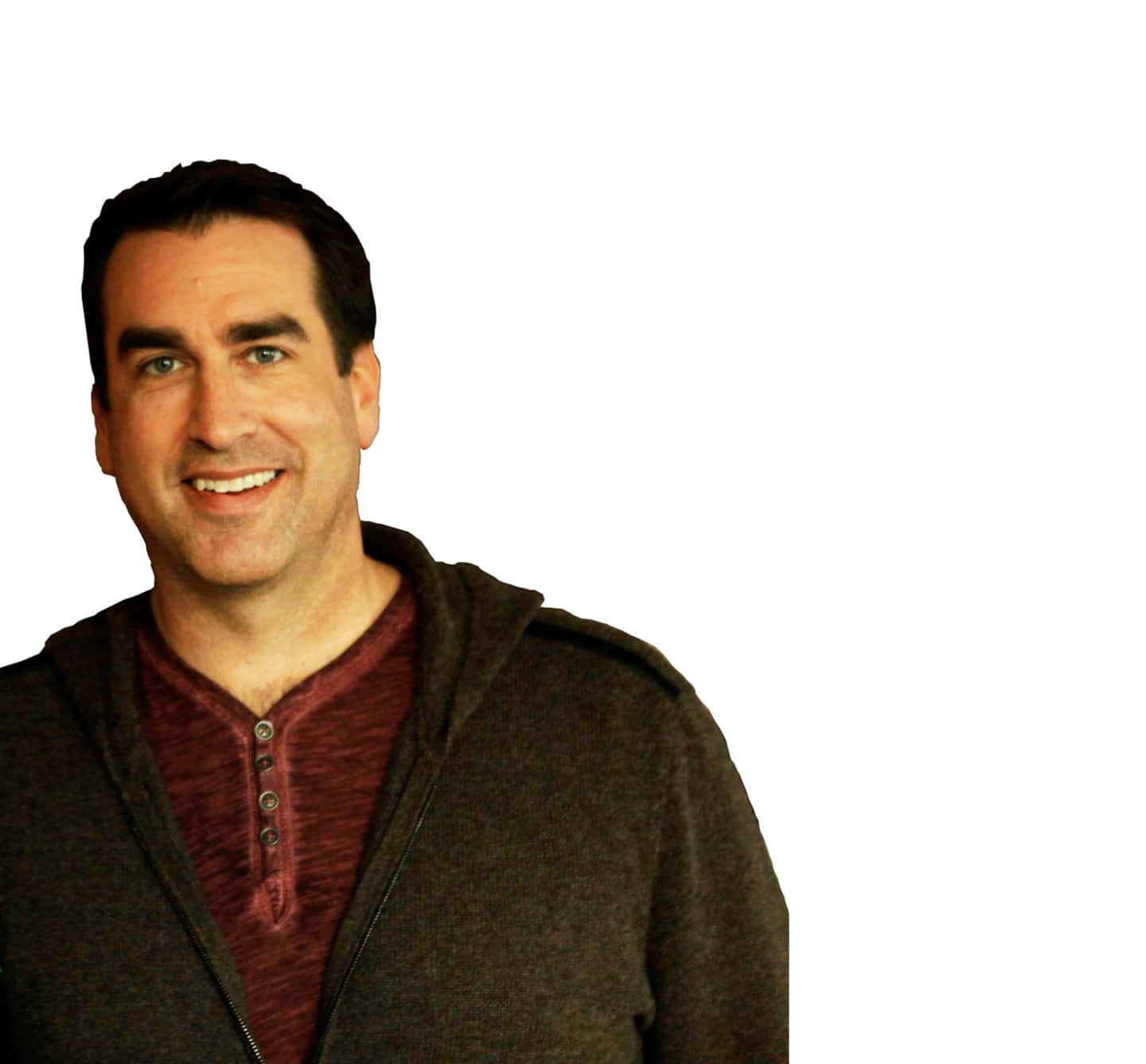 Comedian Rob Riggle On Stage. Wallpaper