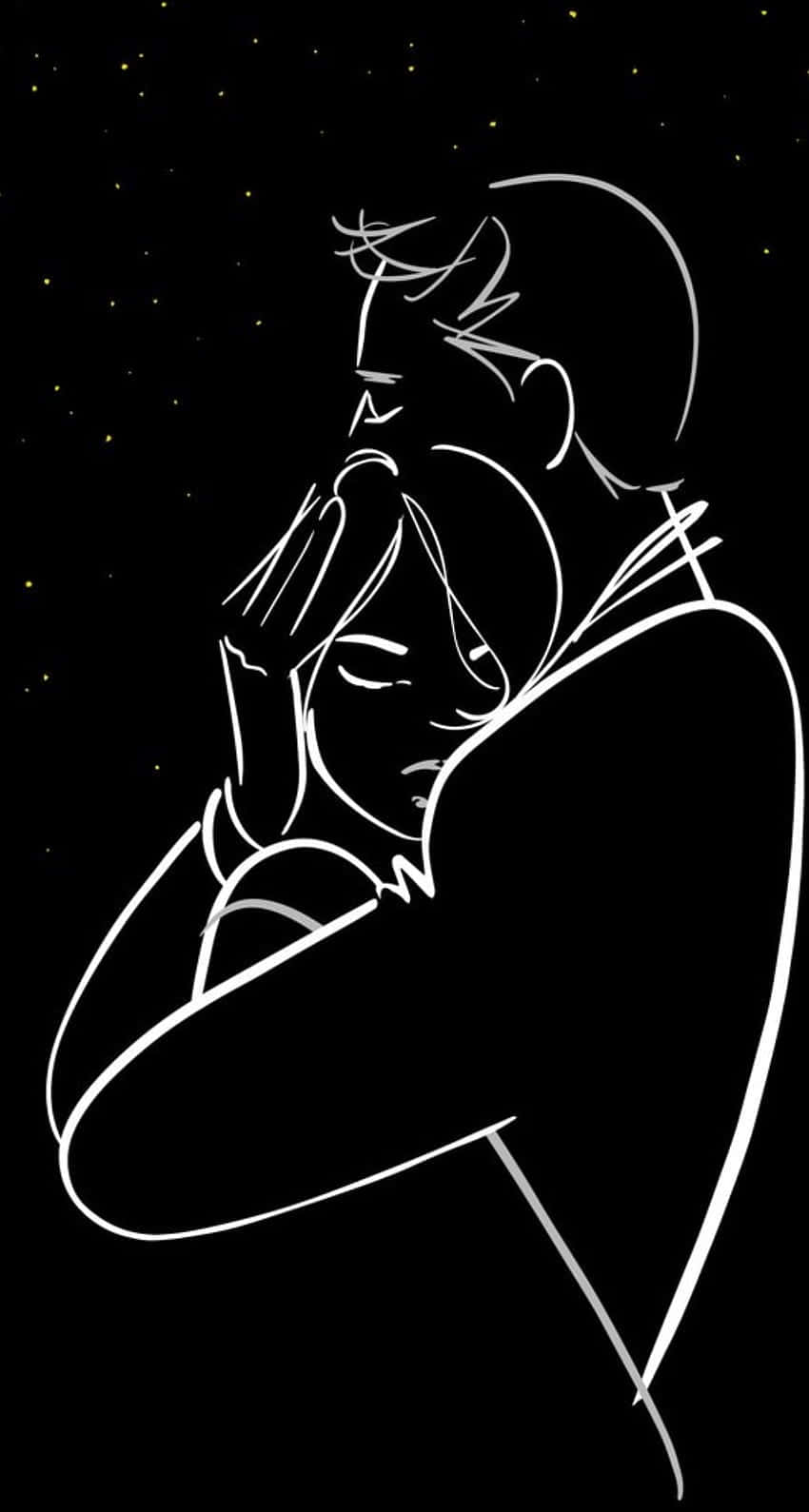 Comforting_ Embrace_ Under_ Stars.jpg Wallpaper