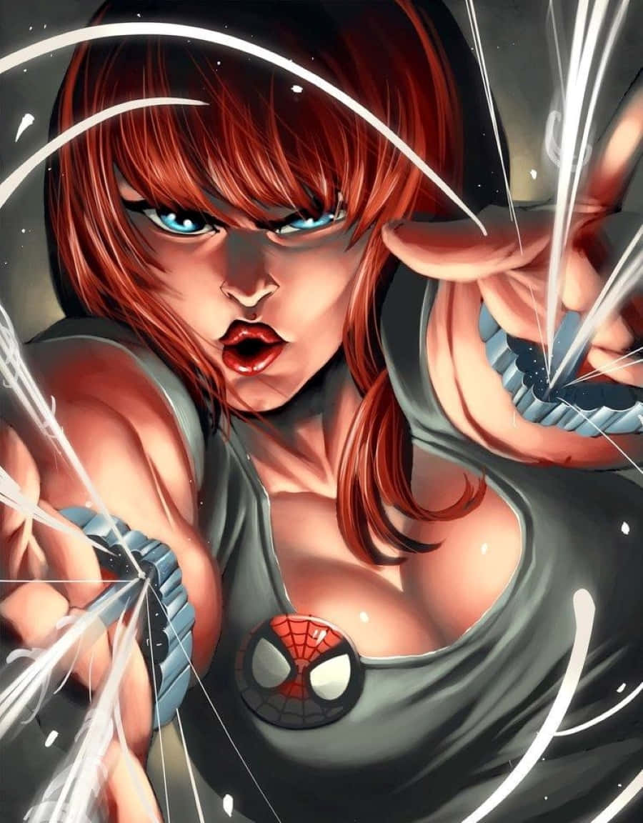 Comic Book Heroine Mary Jane Watson Wallpaper