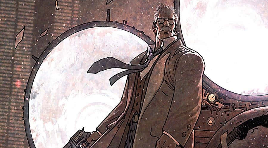 Commissioner Gordon In Action Wallpaper