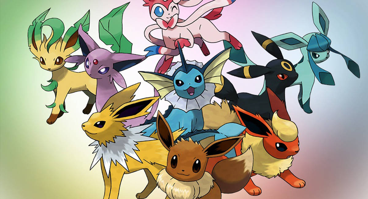 Complete Eevee Evolutions Human Wallpaper