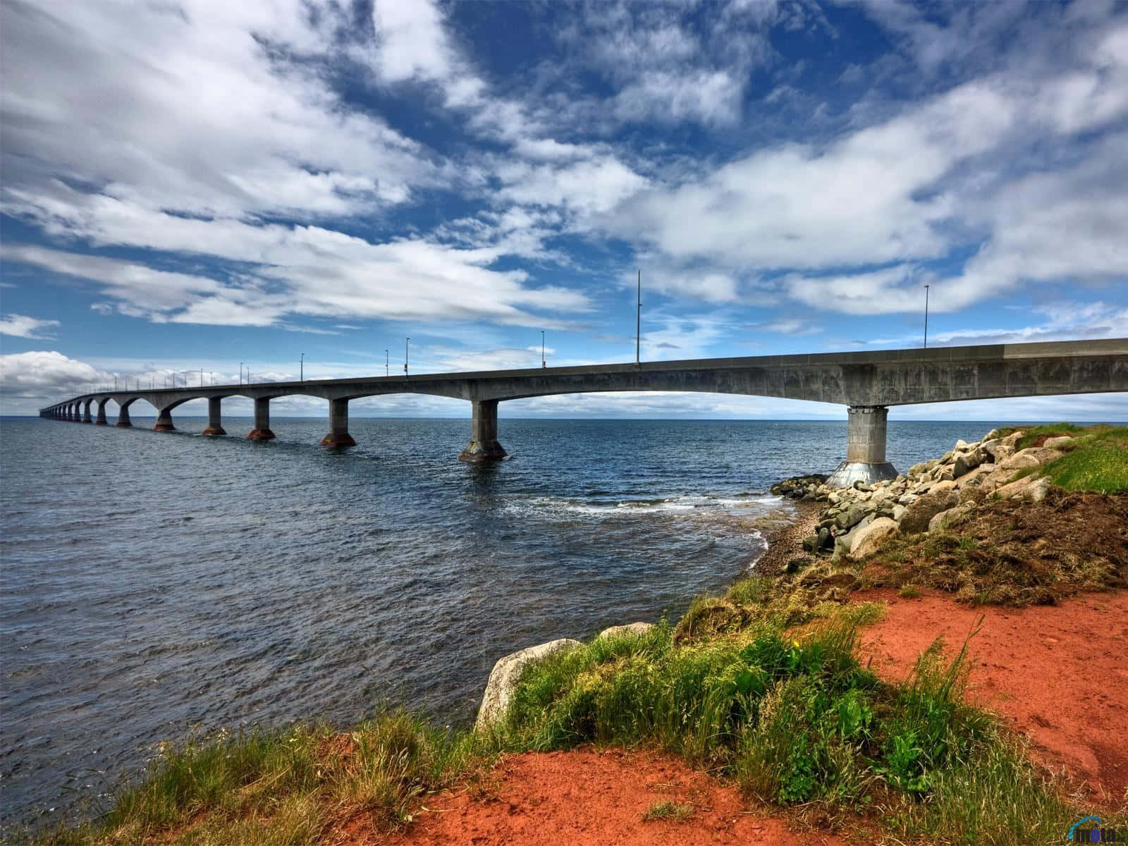 Confederation Bridge Charlottetown Wallpaper