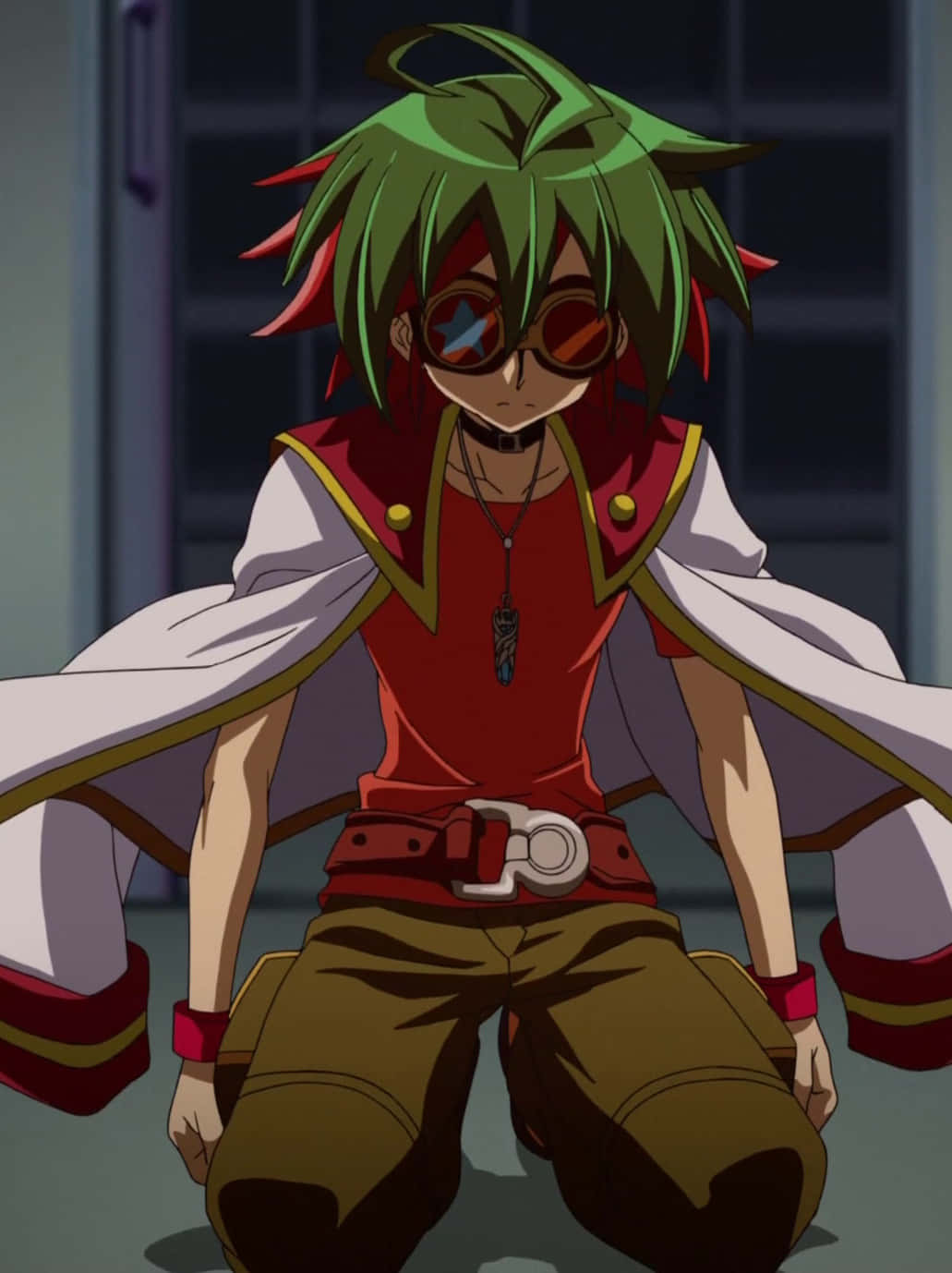 Confident Yuya Sakaki With His Duel Disk - Yu-gi-oh! Arc-v Wallpaper