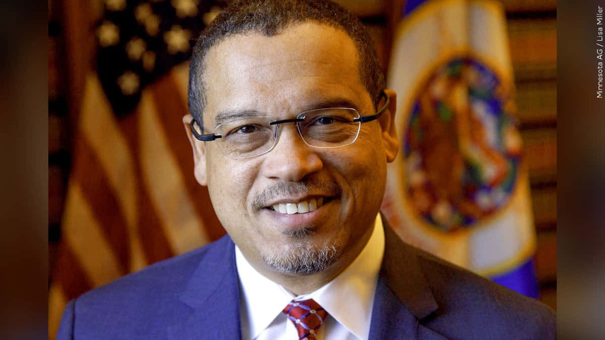 Congressman Keith Ellison In Official Portrait Wallpaper