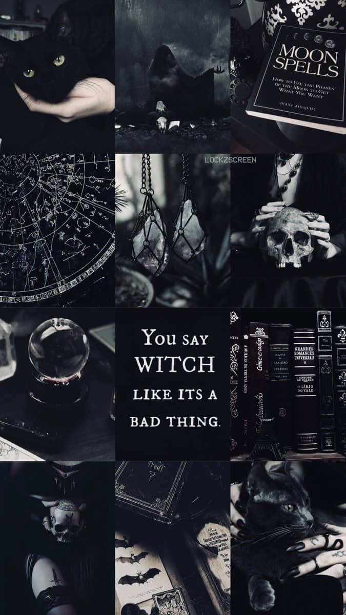 Conjure Up Your Witching Hour With This Eerily Beautiful Witch Aesthetic Wallpaper