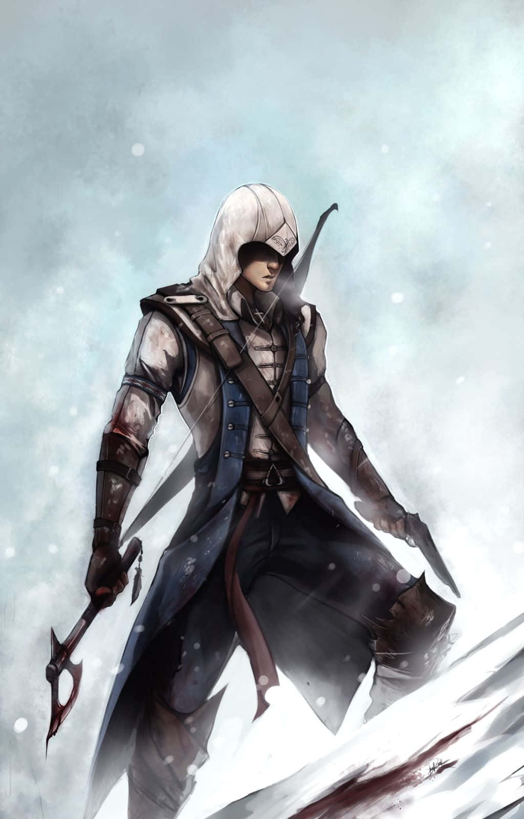 Connor Kenway In Action - Assassin's Creed Iii Wallpaper Wallpaper