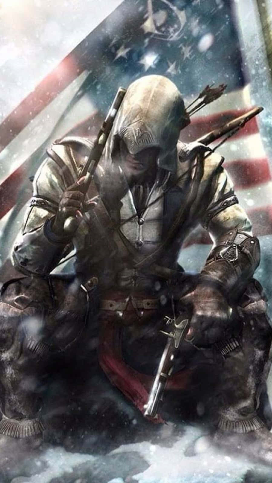 Connor Kenway - Master Assassin On The Epic Journey Wallpaper