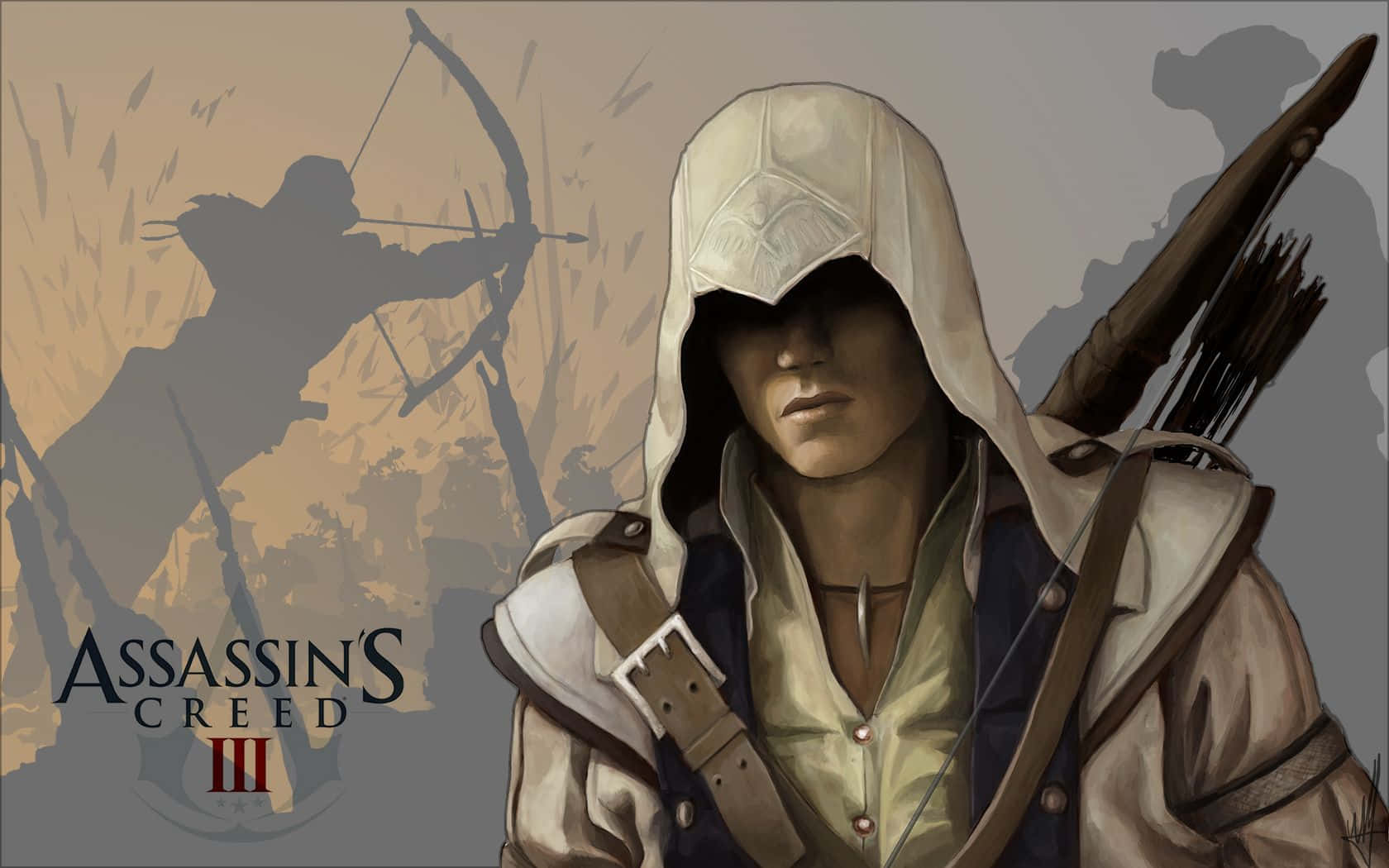 Connor Kenway, The Fierce Assassin From Assassin's Creed Iii, Standing Strong In The Wild. Wallpaper