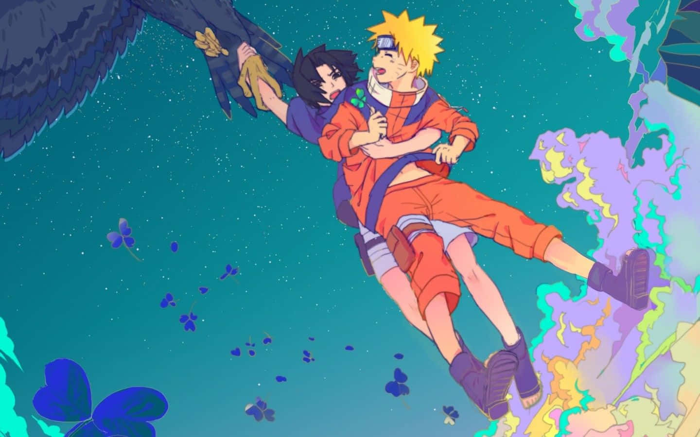 Conquer The Future With The Naruto-inspired Macbook Pro Wallpaper