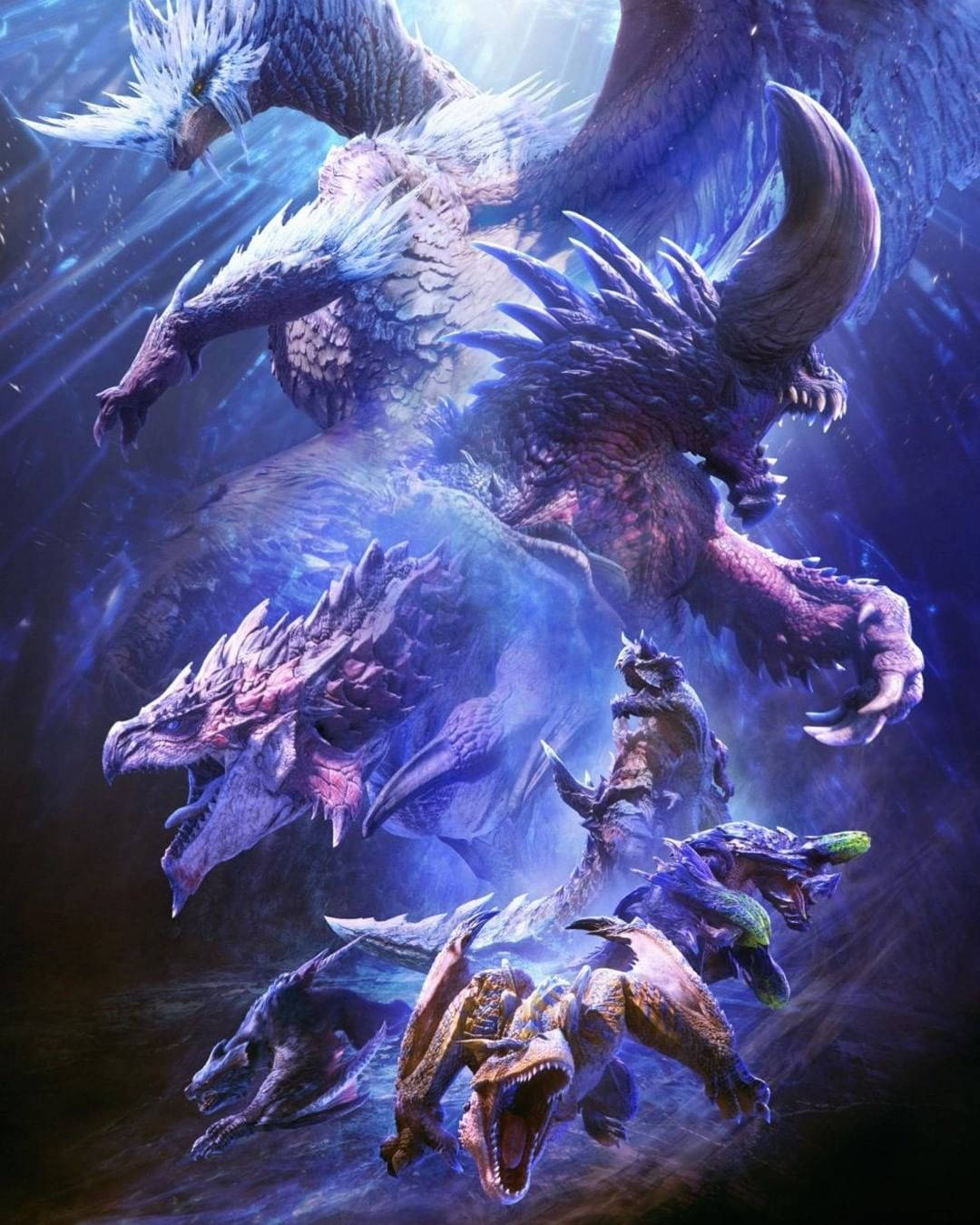 Conquer The Mysteries Of The Frozen Tundra In Monster Hunter World: Iceborne Wallpaper