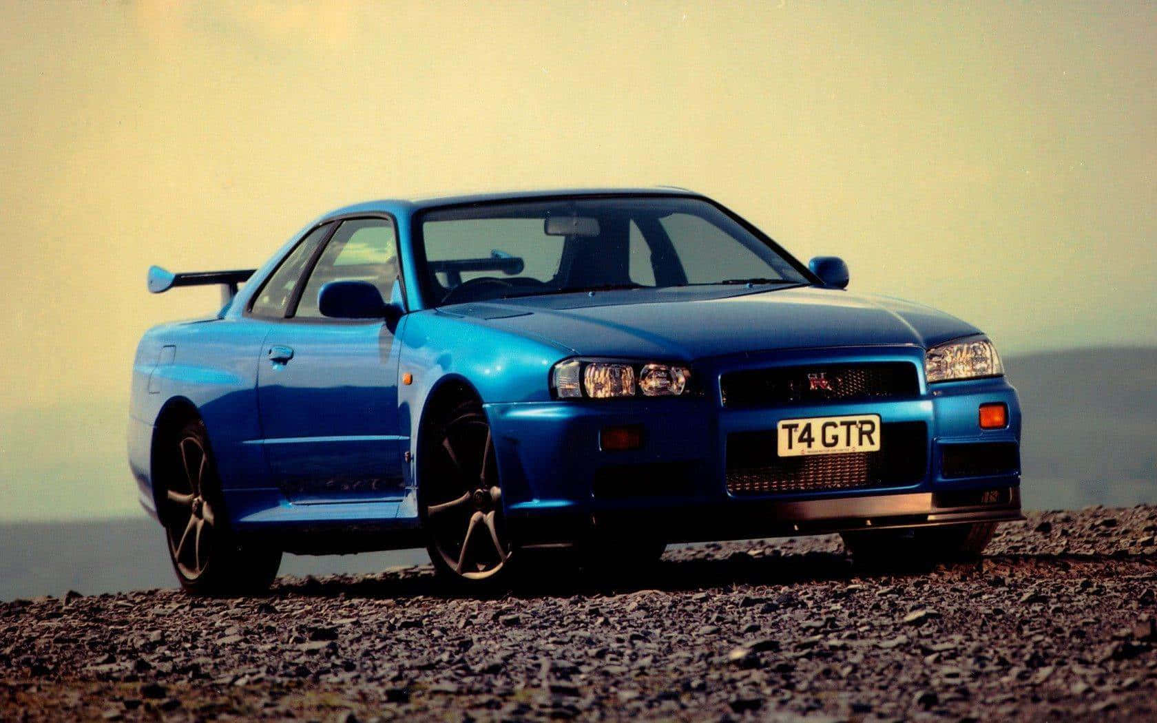 Conquer The Streets With A Cool Nissan Skyline Wallpaper